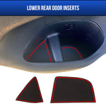 detail of lower rear door inserts from the jeep cherokee interior kit