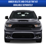front picture of dodge durango taillight tint kit