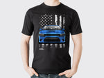 Charger American Flag T-Shirt Blue
