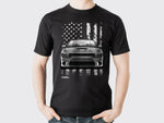 Charger American Flag T-Shirt Grey