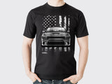 Charger American Flag T-Shirt Grey