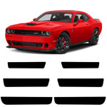 dodge challenger with side marker reflector tint package displayed