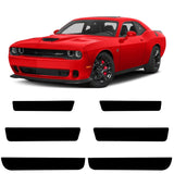 dodge challenger with side marker reflector tint package displayed
